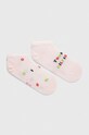 Tommy Hilfiger skarpetki dziecięce 2-pack skarpetki krótkie różowy 701222668