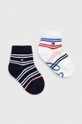 mornarsko modra Otroške nogavice Tommy Hilfiger 2-pack Otroški