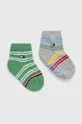 zelená Detské ponožky Tommy Hilfiger 2-pak Detský
