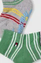 Detské ponožky Tommy Hilfiger 2-pak zelená