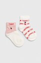 Tommy Hilfiger skarpetki dziecięce 2-pack skarpetki długie różowy 701222672