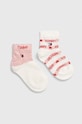 Tommy Hilfiger skarpetki dziecięce 2-pack skarpetki długie różowy 701222672
