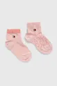roza Dječje čarape Tommy Hilfiger 2-pack Dječji