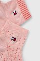 Dětské ponožky Tommy Hilfiger 2-pack starorůžová