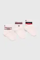 рожевий Дитячі шкарпетки Tommy Hilfiger 3-pack Дитячий