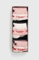 Tommy Hilfiger skarpetki niemowlęce 3-pack pastelowy różowy