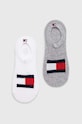 Tommy Hilfiger skarpetki dziecięce 2-pack skarpetki krótkie szary 701223779