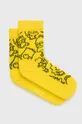 żółty Happy Socks skarpetki dziecięce The Simpsons Family Kids Dziecięcy