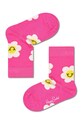 Otroške nogavice Happy Socks Kids Smiley Daisy Prijazno od planeta roza KSMD01.3300