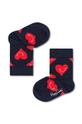 Happy Socks skarpetki dziecięce Smiley Heart czarny