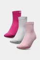 ροζ Παιδικές κάλτσες 4F 3-pack Παιδικά