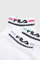 Дитячі шкарпетки Fila 3-pack білий