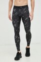 adidas Performance legginsy treningowe wzorzyste czarny HS7569