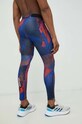 adidas Performance legginsy do biegania Saturday HN8005 granatowy SS23
