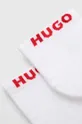 Ponožky HUGO 3-pak biela