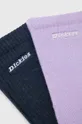 Nogavice Dickies 2-pack vijolična