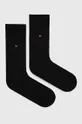 μαύρο Κάλτσες Tommy Hilfiger 2-pack Ανδρικά