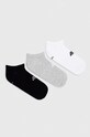 4F sosete 3-pack sosete scurte gri 4FSS23USOCM149