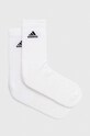Шкарпетки adidas 6-pack довгі шкарпетки білий HT3453