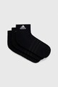 Шкарпетки adidas Performance 3-pack короткі шкарпетки чорний IC1277