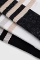 Čarape s dodatkom lana adidas 3-pack crna