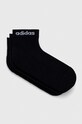 adidas șosete 3-pack Essentials sosete lungi negru IC1303