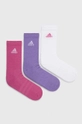 roza Nogavice adidas Performance 3-pack Unisex