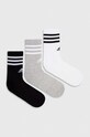 Κάλτσες adidas 3-pack 3-pack ψηλές κάλτσες λευκό IC1323