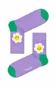 Κάλτσες Happy Socks Light Purple Smiley Daisy 1/2