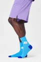 Κάλτσες Happy Socks Light Blue Cloud 1/2 Crew  86% Βαμβάκι, 12% Πολυαμίδη, 2% Σπαντέξ