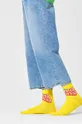 Happy Socks zokni Yellow Greetings  86% pamut, 12% poliamid, 2% elasztán