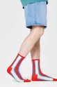 Κάλτσες Happy Socks Red Vertical Stripe  86% Βαμβάκι, 12% Πολυαμίδη, 2% Σπαντέξ