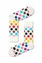 πολύχρωμο Κάλτσες Happy Socks White 3 3-pack