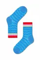 μπλε Κάλτσες Happy Socks Blue Fatima Ankle Unisex