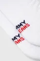 Κάλτσες Tommy Jeans λευκό