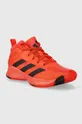 Παιδικά αθλητικά παπούτσια adidas Originals Cross Em Up 5 K Wid κόκκινο
