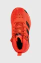 κόκκινο Παιδικά αθλητικά παπούτσια adidas Originals Cross Em Up 5 K Wid