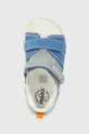 modrá Detské kožené sandále Primigi