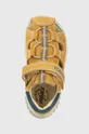 béžová Detské semišové sandále Primigi