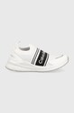 Calvin Klein Jeans sneakersy dziecięce imitacja skóry licowej biały V3B9.80594.30.34