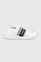 Calvin Klein Jeans sneakersy dziecięce imitacja skóry licowej biały V3B9.80594.35.38