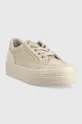 Calvin Klein Jeans sneakersy YW0YW00864 VULC FLATF LOW CUT MIX MATERIAL beżowy