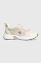 Calvin Klein Jeans sneakersy YW0YW00891 RETRO TENNIS SU-MESH W YW0YW00891 beżowy AW24