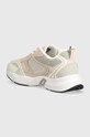 Obuwie Calvin Klein Jeans sneakersy YW0YW00891 RETRO TENNIS SU-MESH W YW0YW00891 beżowy