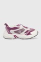 Calvin Klein Jeans sneakersy YW0YW00891 RETRO TENNIS SU-MESH W imitacja skóry licowej fioletowy YW0YW00891