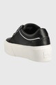 Obuwie Calvin Klein Jeans sneakersy YW0YW00868 FLATFORM+ LOW BRANDED LACES YW0YW00868 czarny