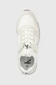 λευκό Αθλητικά Calvin Klein Jeans YW0YW00840 RUNNER SOCK LACEUP NY-LTH W RUNNER SOCK LACE UP NY-LTH W