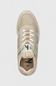Calvin Klein Jeans sneakersy YW0YW00840 RUNNER SOCK LACEUP NY-LTH W szary YW0YW00840