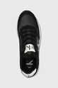 Tenisice Calvin Klein Jeans YW0YW00840 RUNNER SOCK LACEUP NY-LTH W crna YW0YW00840