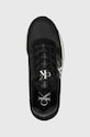 Tenisky Calvin Klein Jeans YW0YW00840 RUNNER SOCK LACEUP NY-LTH W černá YW0YW00840